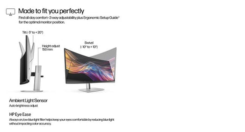 HP Series 7 Pro 37.5 inch WQHD+ Thunderbolt 4 Monitor - 738pu HP Series 7 Pro 37.5 inch WQHD+ Thunderbolt 4 Monitor - 738pu